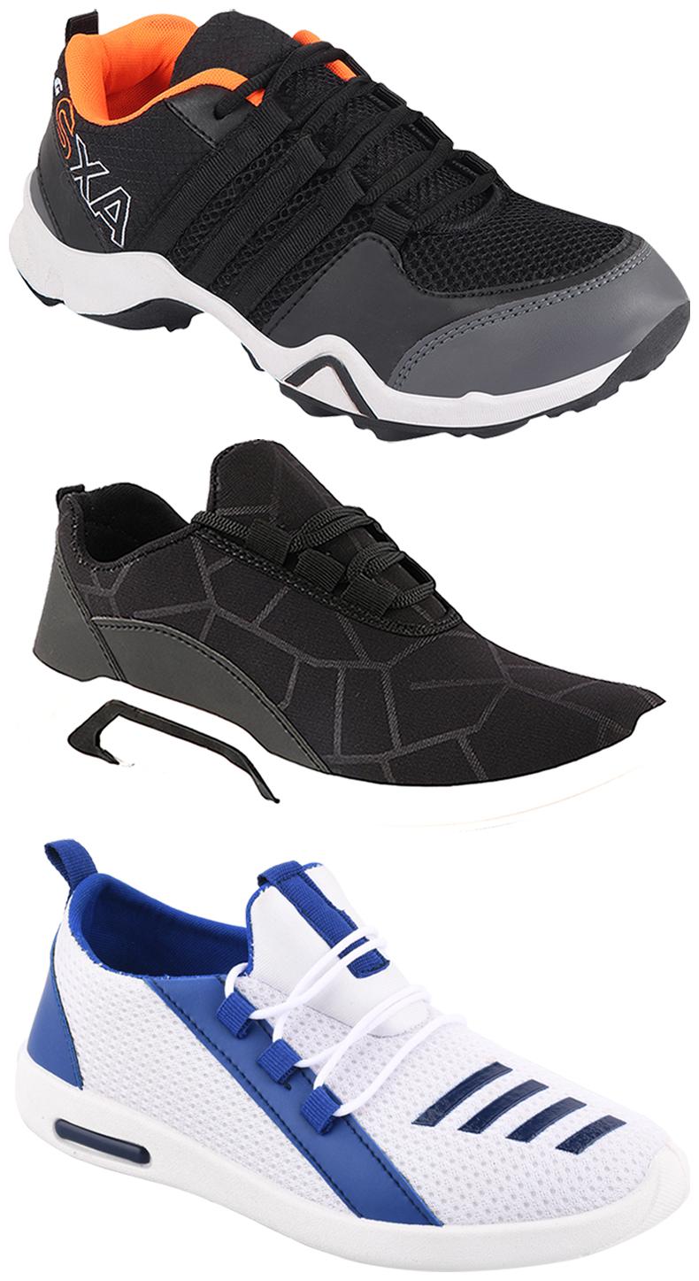 

Birde Men Multi-Color Casual Shoes - BRD-300-BLK AX-3-375