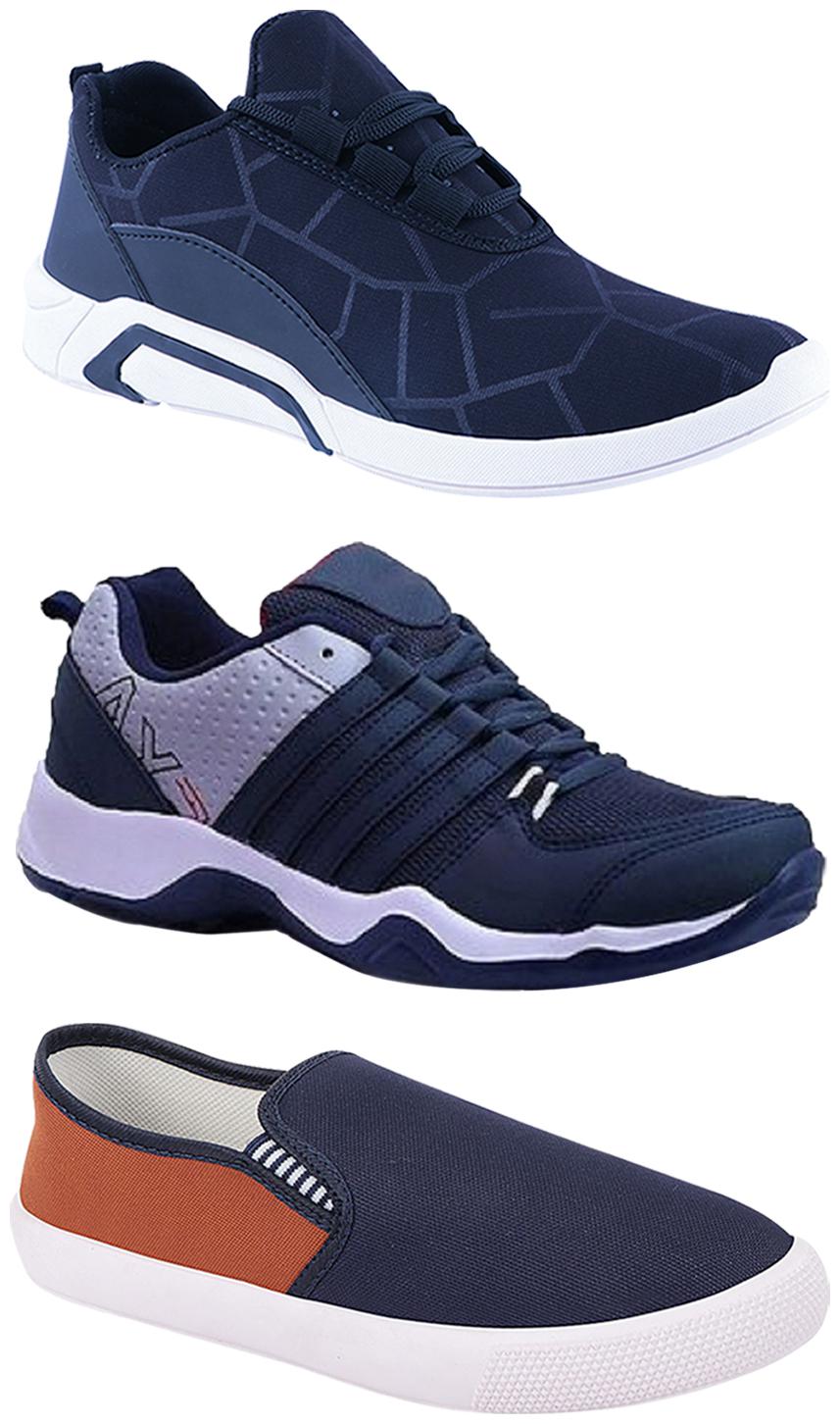 

Birde Men Multi-Color Casual Shoes - BRD-300-BLU-309-TAN AX-1