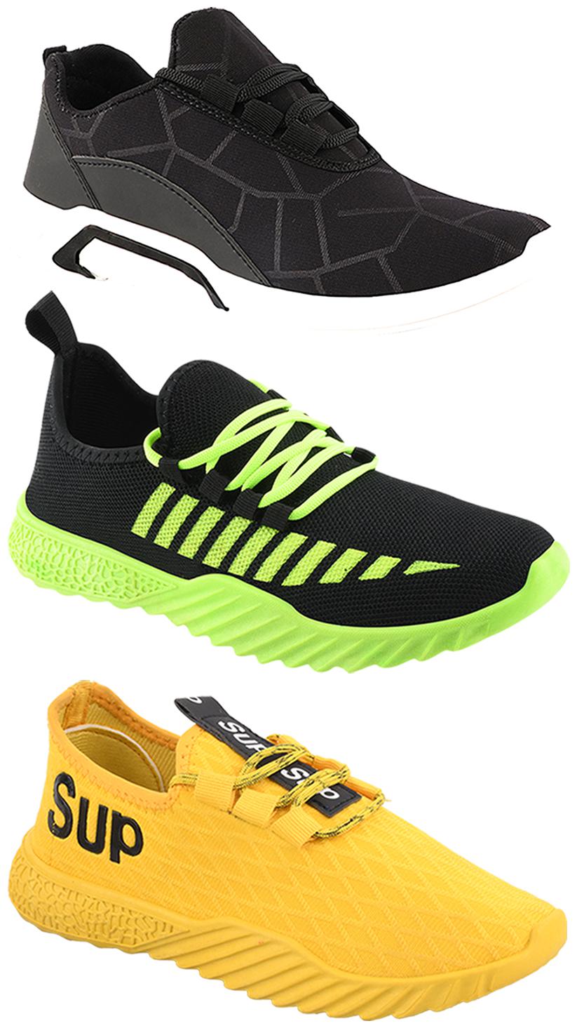 

Birde Men Multi-Color Casual Shoes - CASUAL SPORTS SNEAKERS RUNNNING SHOES - BRD-300-BLK-361-383