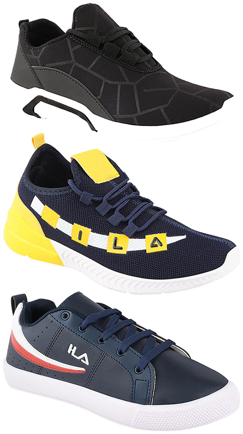 

Birde Men Multi-Color Casual Shoes - CASUAL SPORTS SNEAKERS RUNNNING SHOES - BRD-300-BLK-330-365