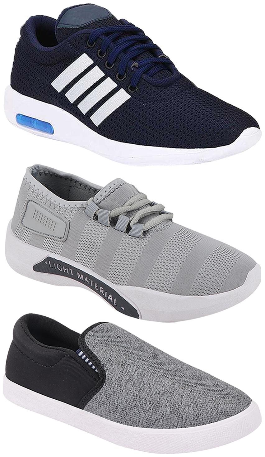 

Birde Men Multi-Color Casual Shoes - BRD-304-BLU BRD-301-GRY BRD-310-SLVR