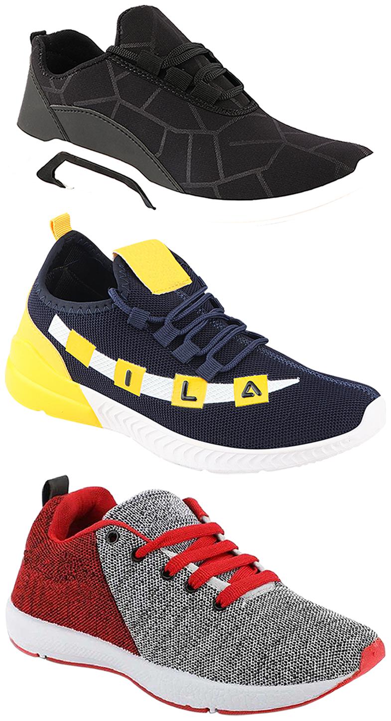 

Birde Men Multi-Color Casual Shoes - CASUAL SPORTS SNEAKERS RUNNNING SHOES - BRD-300-BLK-222-330