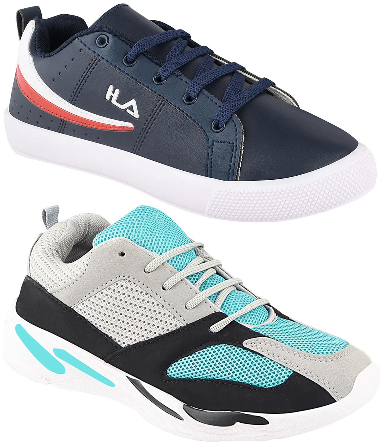 

Birde Multicolor Synthetic Casual Shoes For Men (Pack of 2)