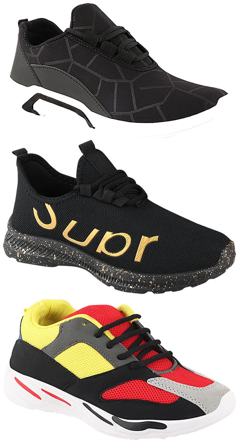 

Birde Men Multi-Color Casual Shoes - CASUAL SPORTS SNEAKERS RUNNNING SHOES - BRD-300-BLK-333-368