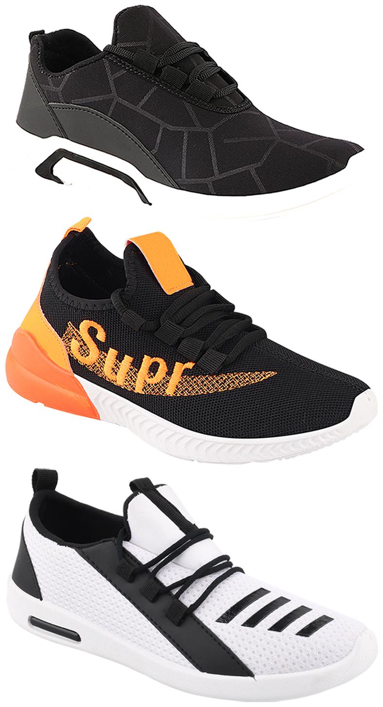 

Birde Men Multi-Color Casual Shoes - CASUAL SPORTS SNEAKERS RUNNNING SHOES - BRD-300-BLK-331-376