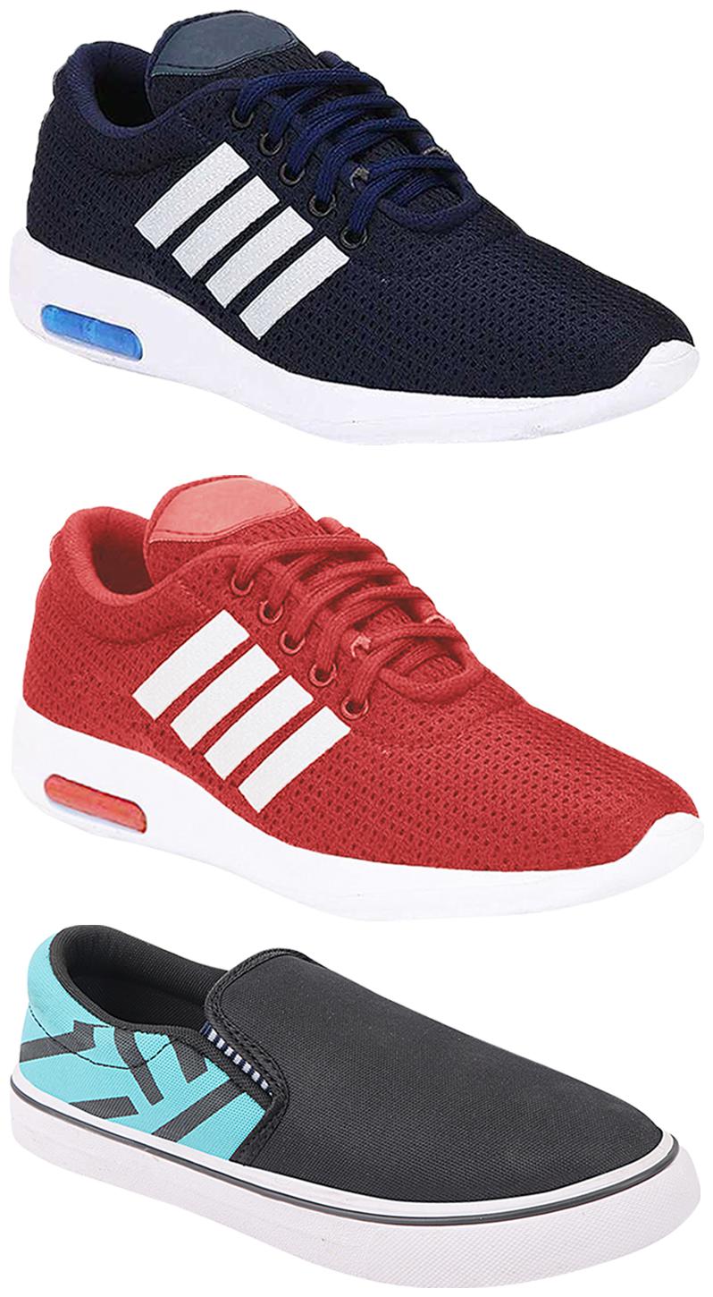 

Birde Men Multi-Color Casual Shoes - BRD-304-BLU BRD-304-RD BRD-308-SGRN