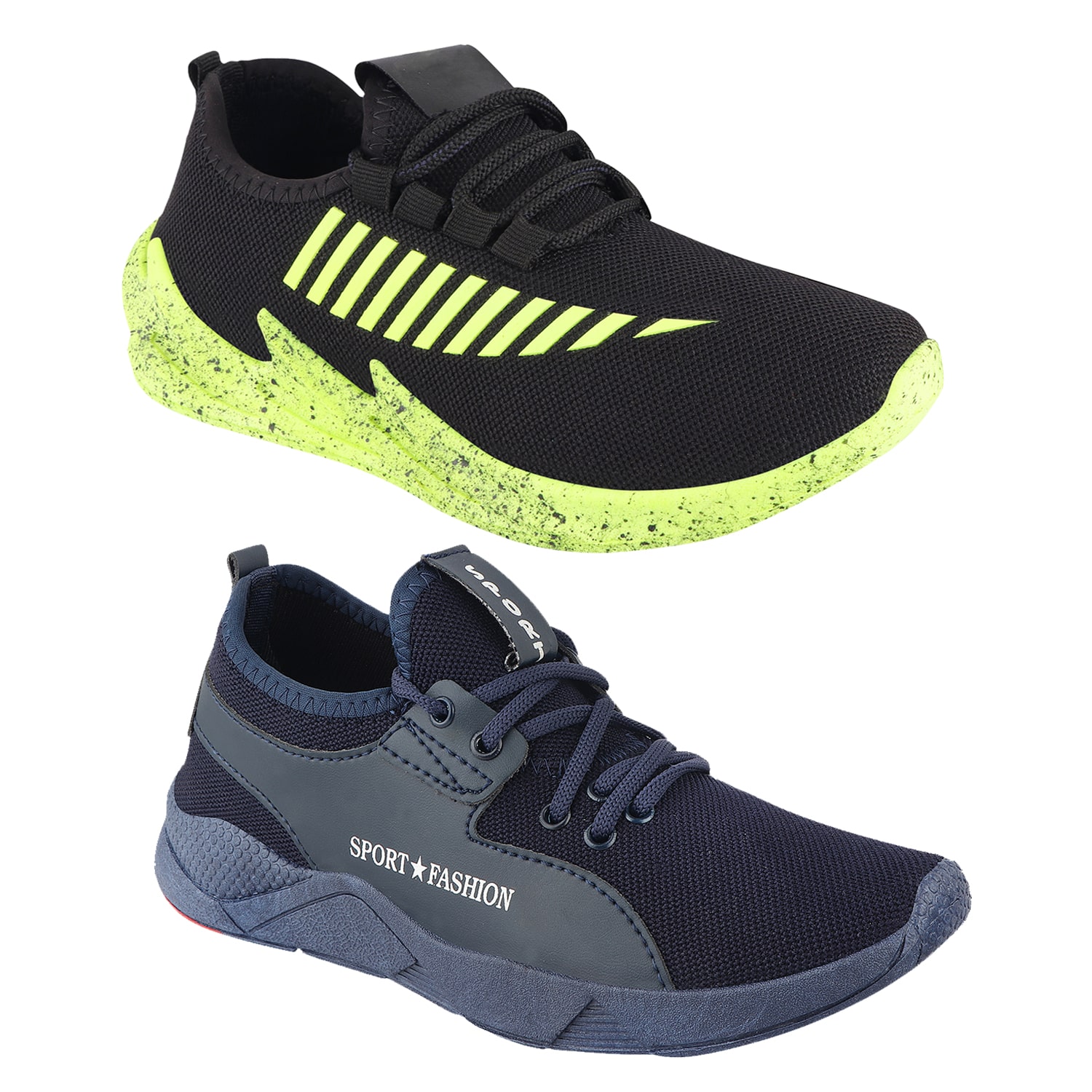 

Birde Multicolor Mesh Casual Shoes For Men (Pack of 2)