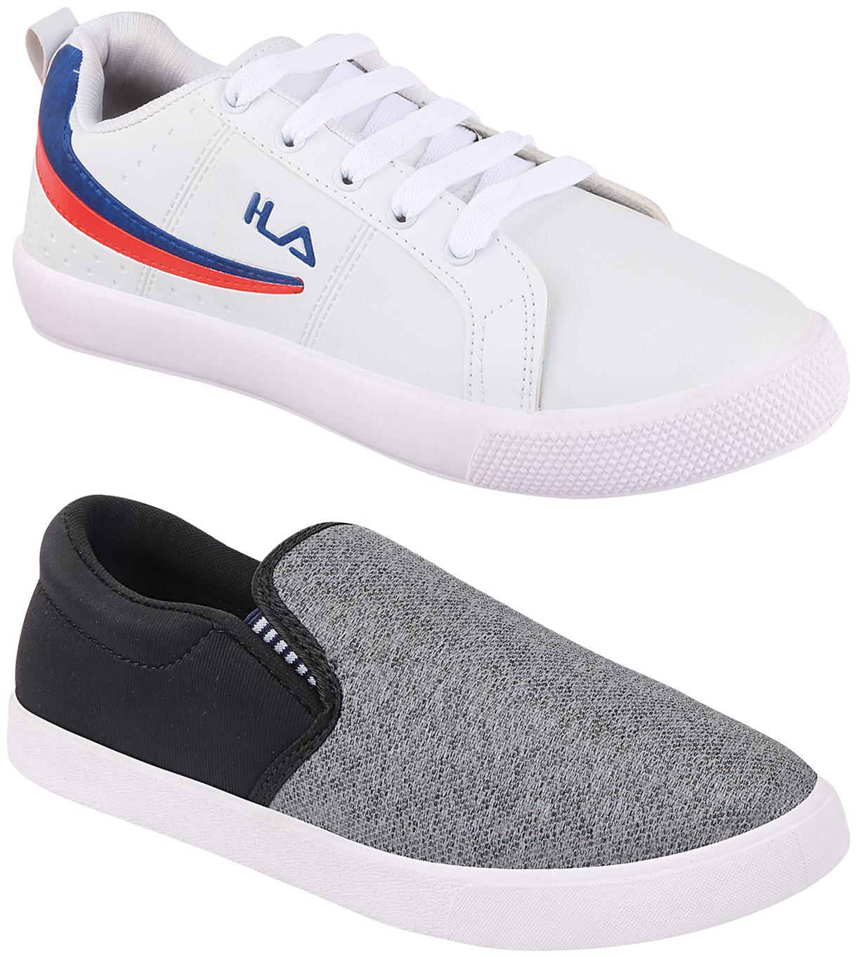 

Birde Multicolor Synthetic Casual Shoes For Men (Pack of 2)