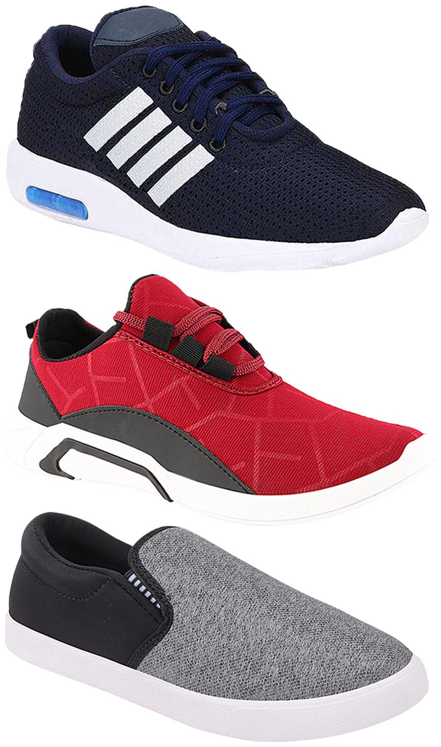 

Birde Men Multi-Color Casual Shoes - BRD-304-BLU BRD-300-CHRY BRD-310-SLVR