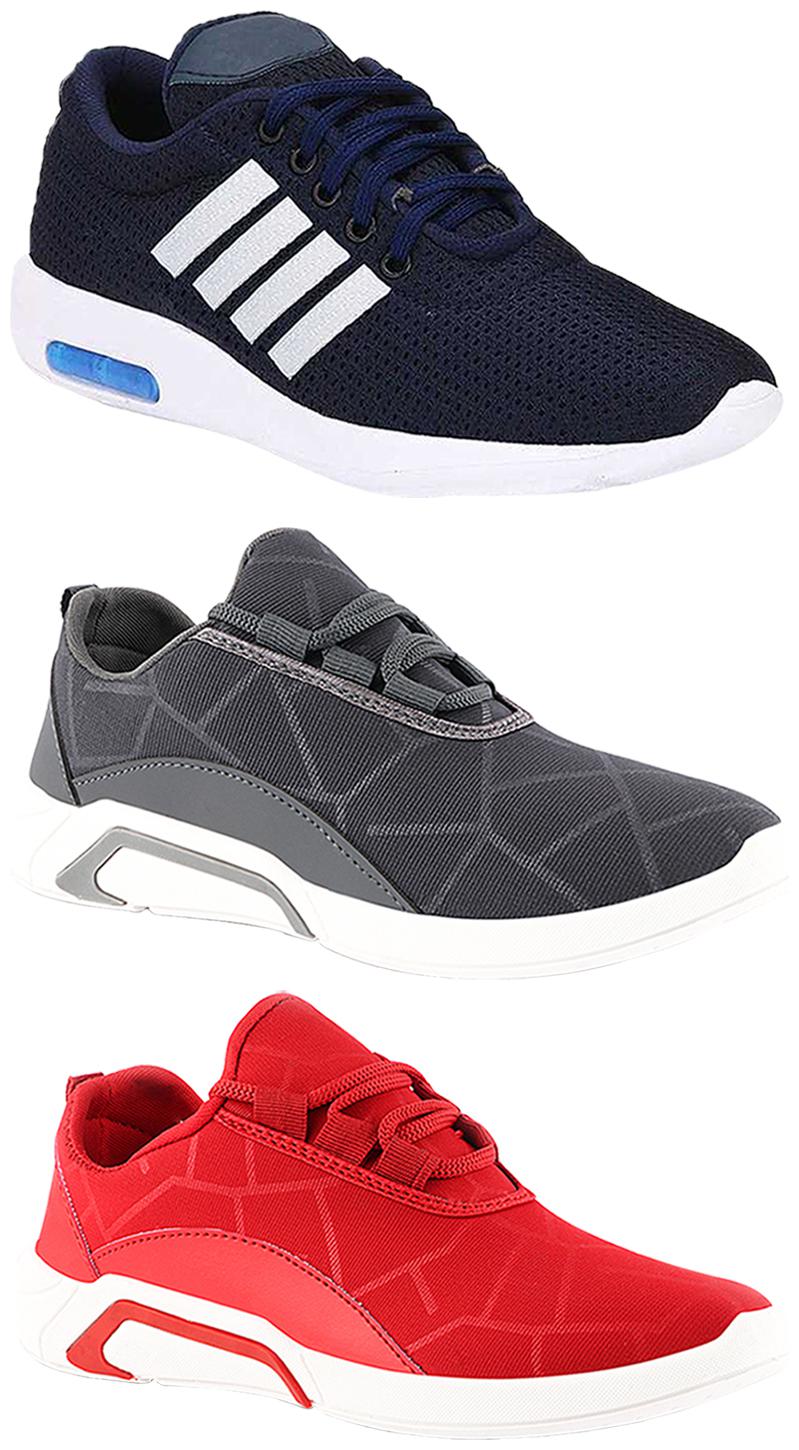 

Birde Men Multi-Color Casual Shoes - BRD-304-BLU BRD-300-GRY BRD-300-RED
