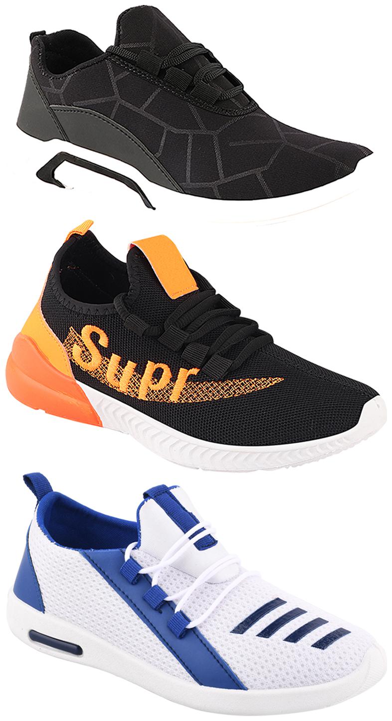 

Birde Men Multi-Color Casual Shoes - CASUAL SPORTS SNEAKERS RUNNNING SHOES - BRD-300-BLK-331-375