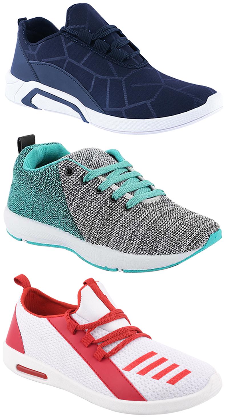 

Birde Men Multi-Color Casual Shoes - CASUAL SPORTS SNEAKERS RUNNNING SHOES - BRD-300-BLU-221-374