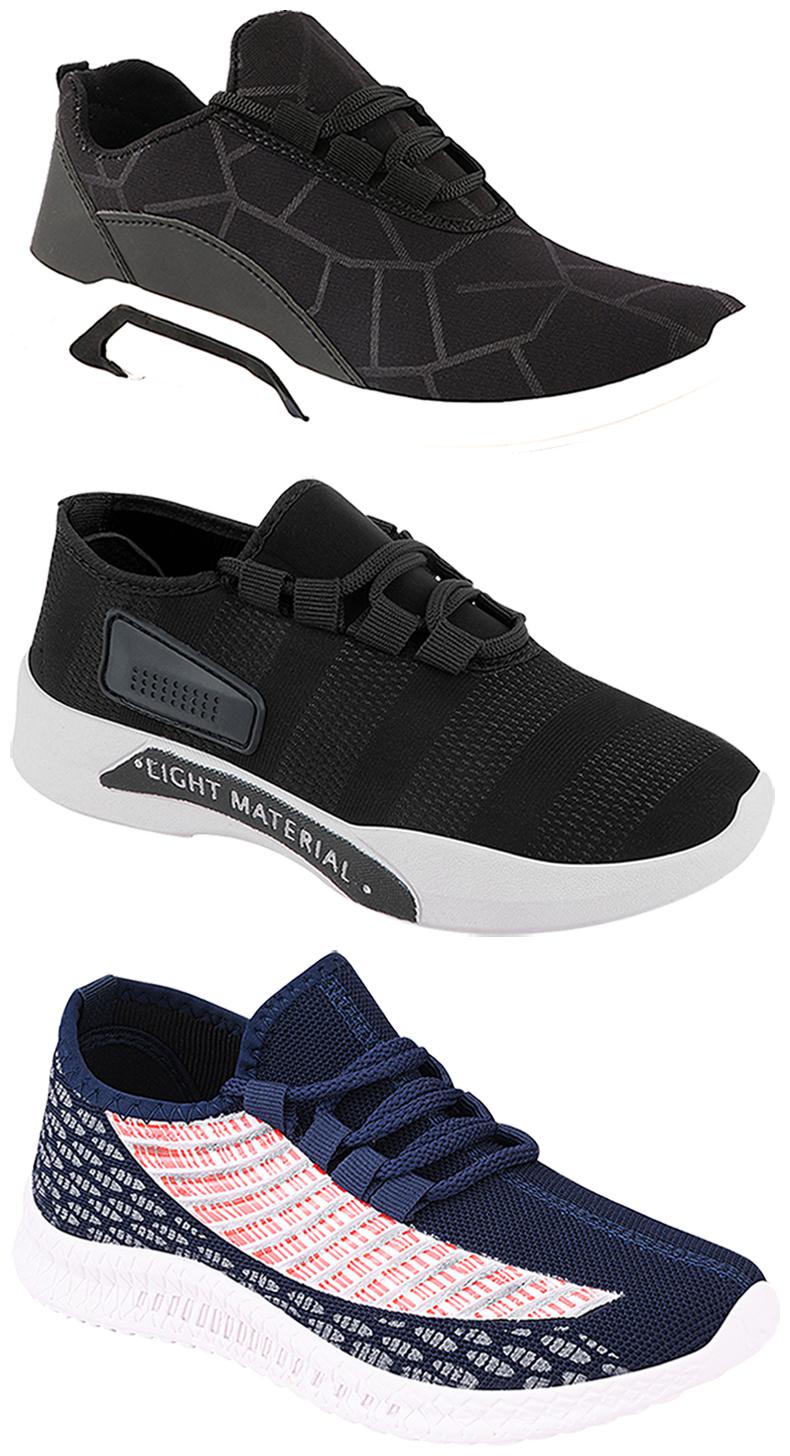 

Birde Men Multi-Color Casual Shoes - BRD-300-BLK-301-BLK-315