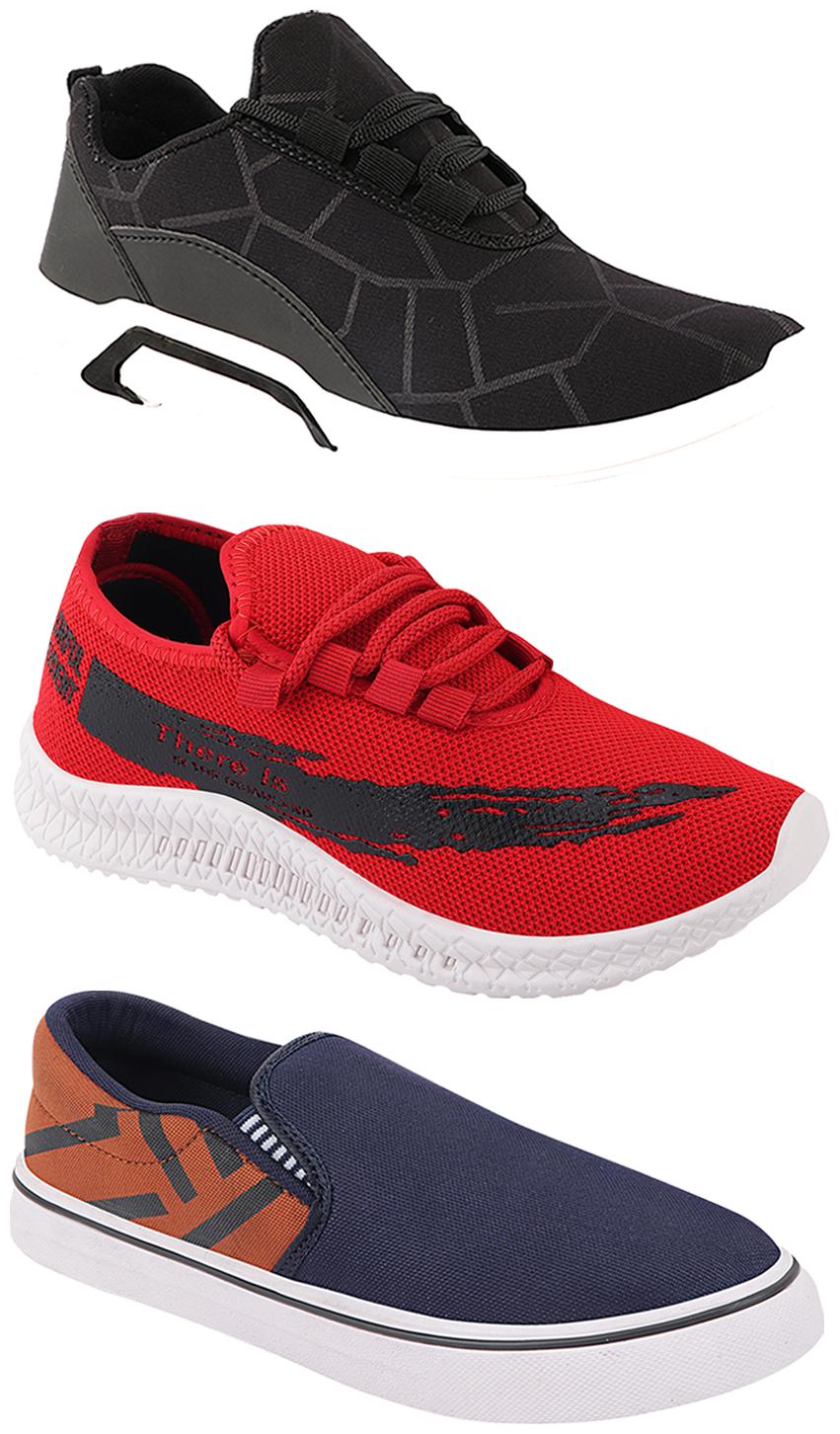 

Birde Men Multi-Color Casual Shoes - BRD-300-BLK-308-TAN-321