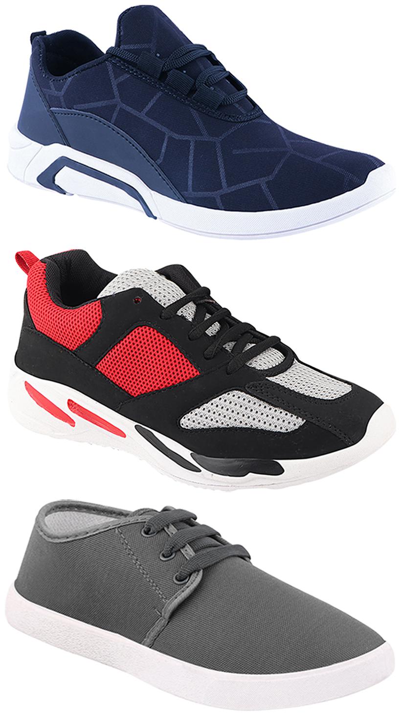 

Birde Men Multi-Color Casual Shoes - CASUAL SPORTS SNEAKERS RUNNNING SHOES - BRD-300-BLU-1079-334