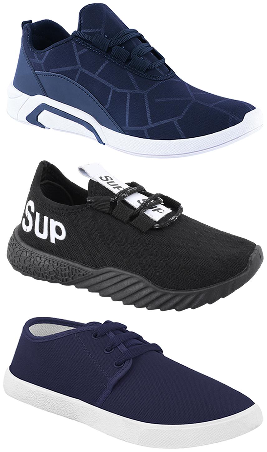 

Birde Men Multi-Color Casual Shoes - CASUAL SPORTS SNEAKERS RUNNNING SHOES - BRD-300-BLU-1078-384