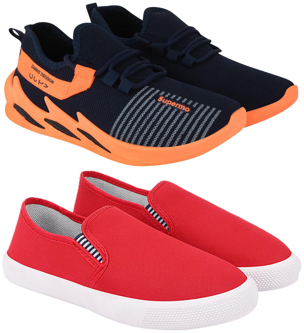 

Birde Men Multi-Color Casual Shoes - BRD-371-309-RD