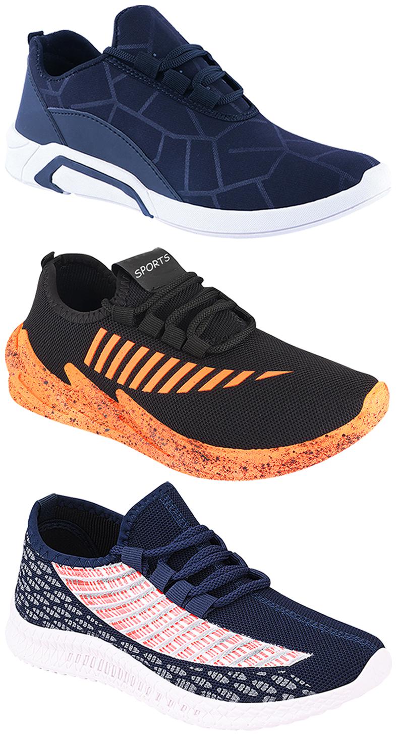 

Birde Men Multi-Color Casual Shoes - BRD-300-BLU-315-324-ORNG