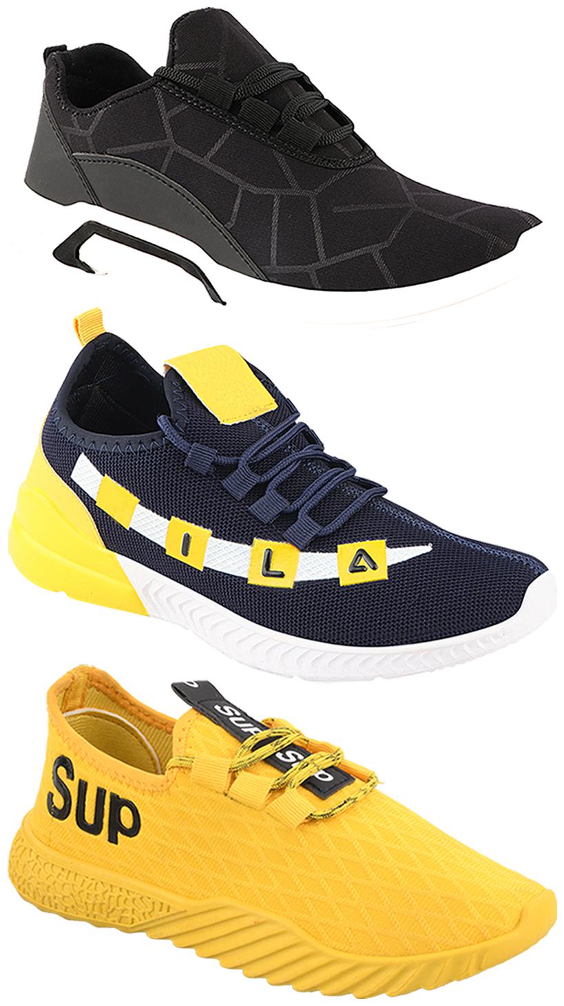 

Birde Men Multi-Color Casual Shoes - CASUAL SPORTS SNEAKERS RUNNNING SHOES - BRD-300-BLK-330-383