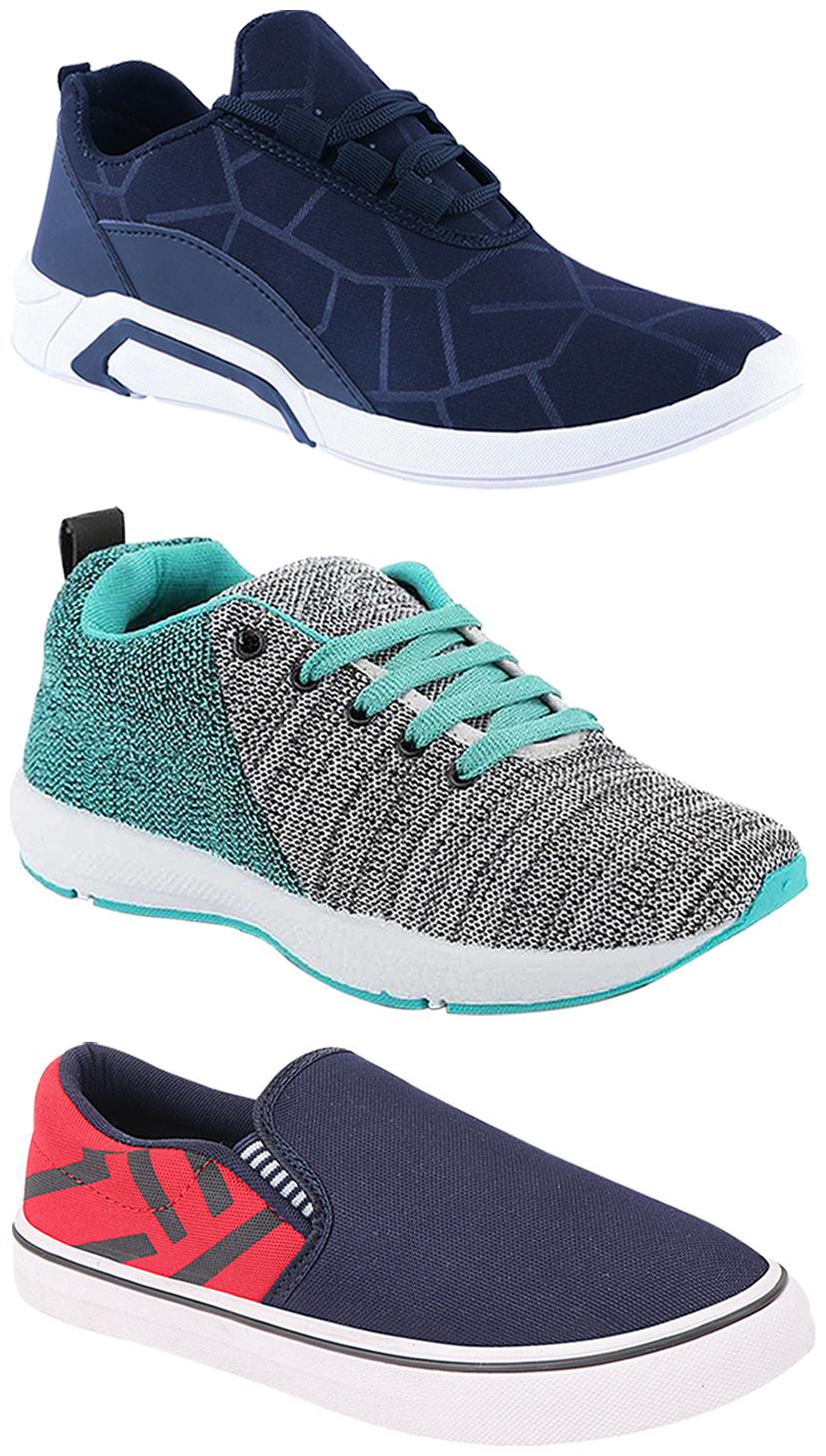 

Birde Men Multi-Color Casual Shoes - BRD-300-BLU-308-RED-221