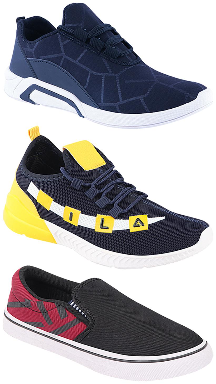 

Birde Men Multi-Color Casual Shoes - CASUAL SPORTS SNEAKERS RUNNNING SHOES - BRD-300-BLU-308-MRN-330