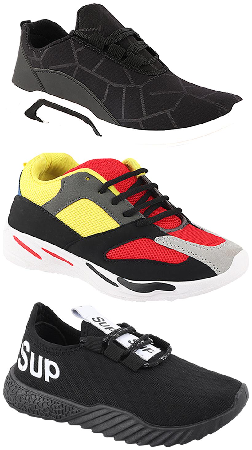 

Birde Men Multi-Color Casual Shoes - CASUAL SPORTS SNEAKERS RUNNNING SHOES - BRD-300-BLK-333-384
