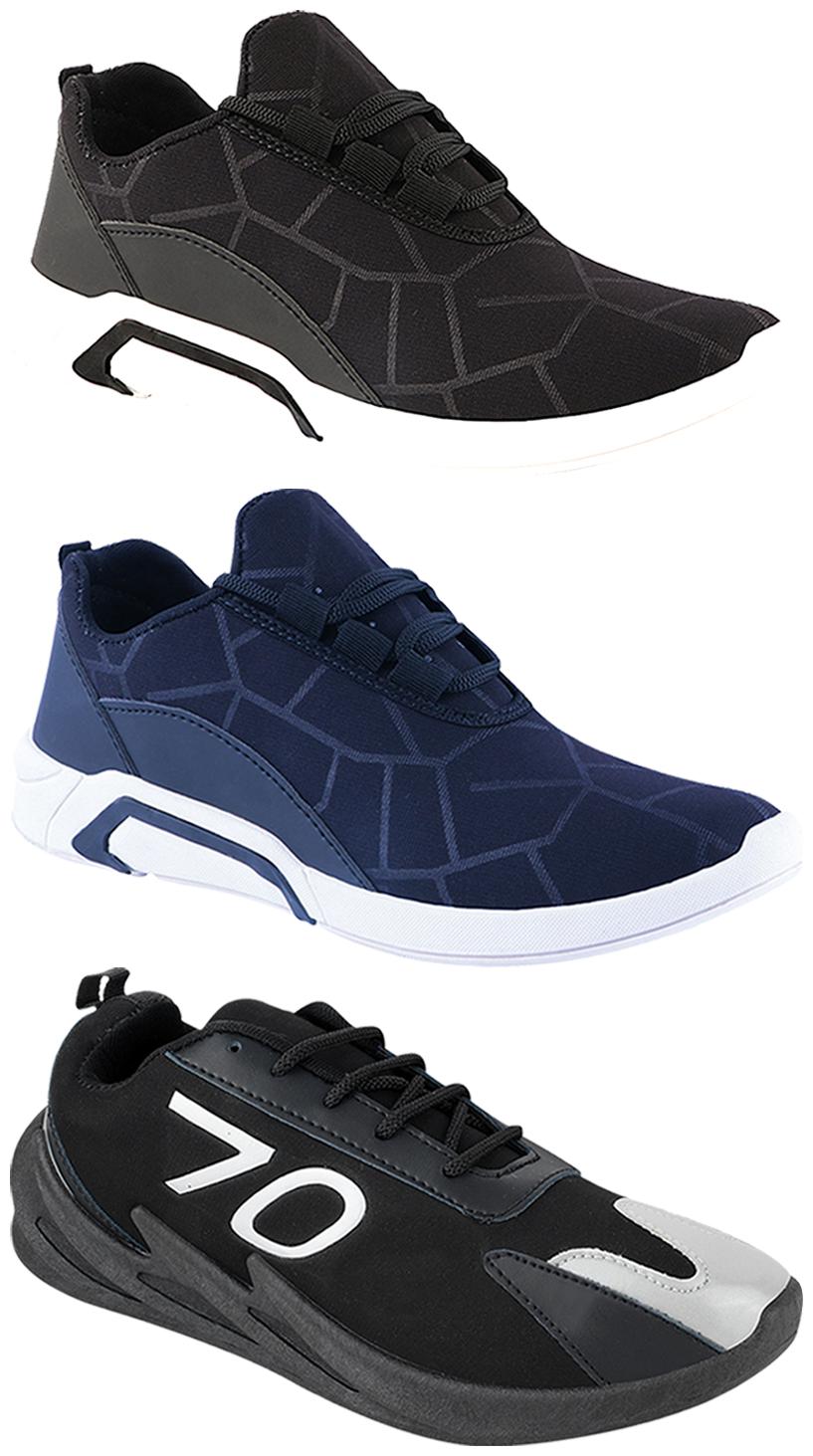 

Birde Men Multi-Color Casual Shoes - CASUAL SPORTS SNEAKERS RUNNNING SHOES - BRD-300-BLK-300-BLU-350