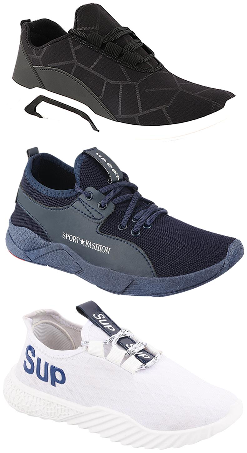 

Birde Men Multi-Color Casual Shoes - CASUAL SPORTS SNEAKERS RUNNNING SHOES - BRD-300-BLK-342-385