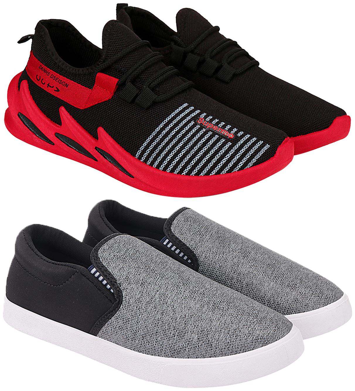 

Birde Men Multi-Color Casual Shoes - BRD-370-310-SLVR
