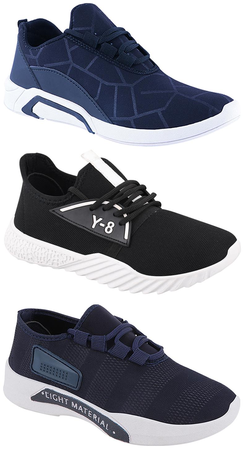 

Birde Men Multi-Color Casual Shoes - BRD-300-BLU-301-BLU-378