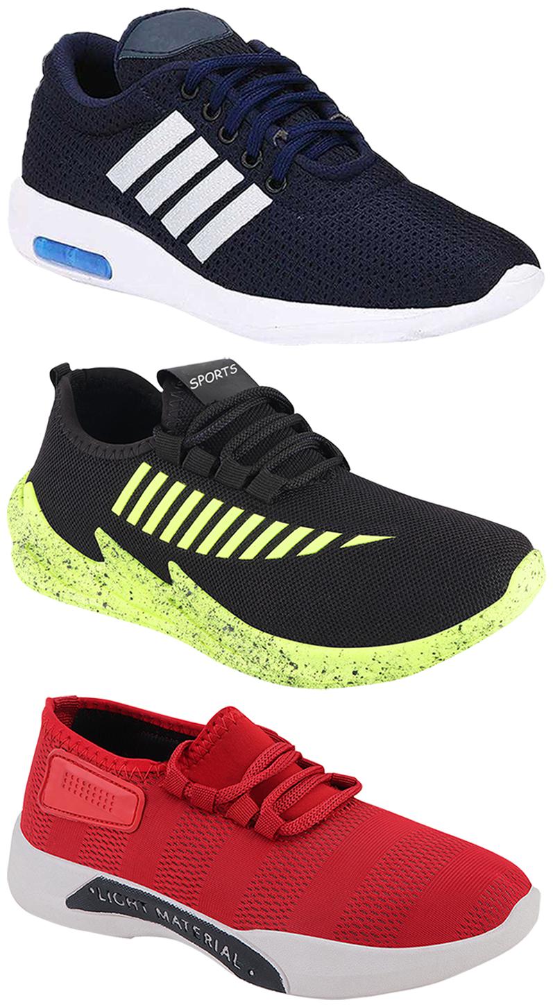 

Birde Men Multi-Color Casual Shoes - CASUAL SPORTS SNEAKERS RUNNNING SHOES - BRD-304-BLU BRD-301-RD BRD-324-PGRN