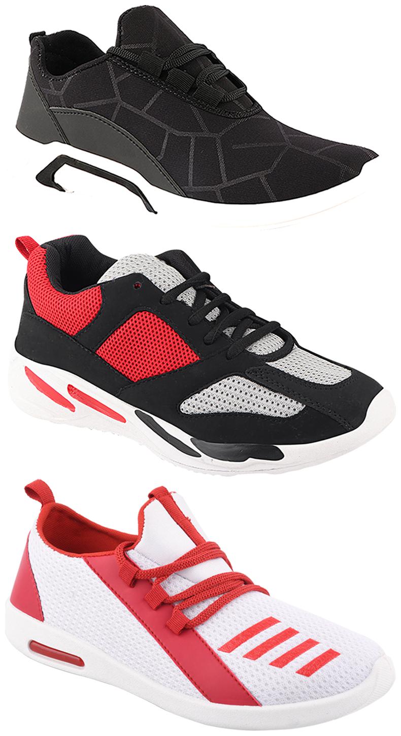 

Birde Men Multi-Color Casual Shoes - CASUAL SPORTS SNEAKERS RUNNNING SHOES - BRD-300-BLK-334-374