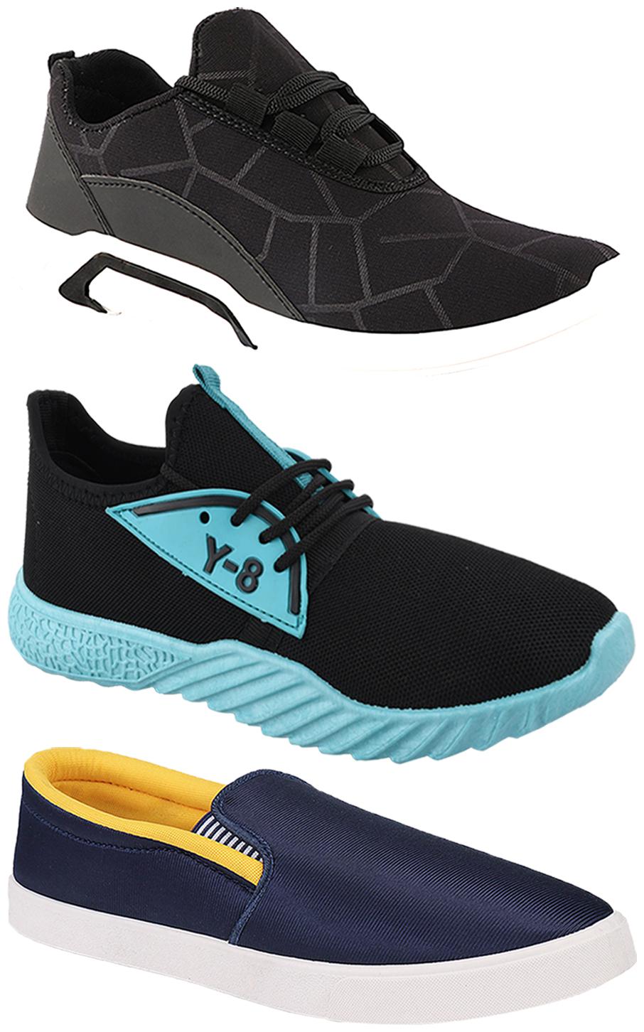 

Birde Men Multi-Color Casual Shoes - BRD-300-BLK BIRDE-52-386
