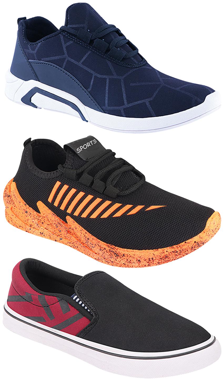 

Birde Men Multi-Color Casual Shoes - BRD-300-BLU-308-MRN-324-ORNG