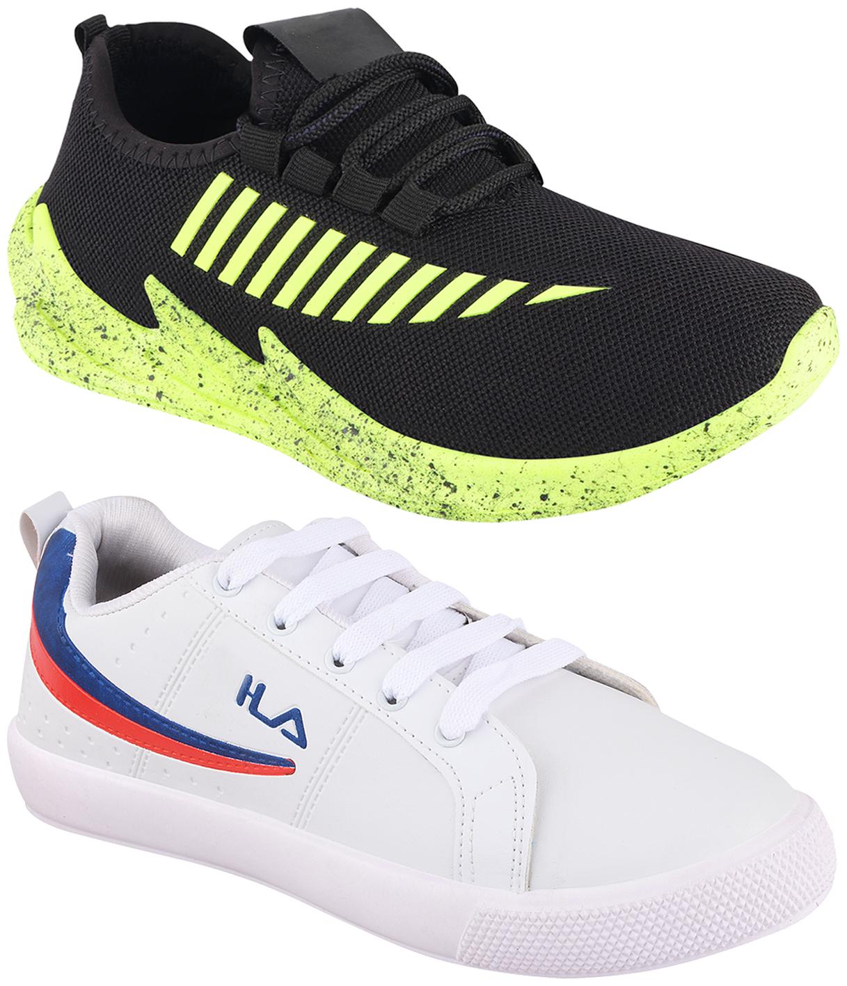 

Birde Multicolor Synthetic Casual Shoes For Men (Pack of 2)