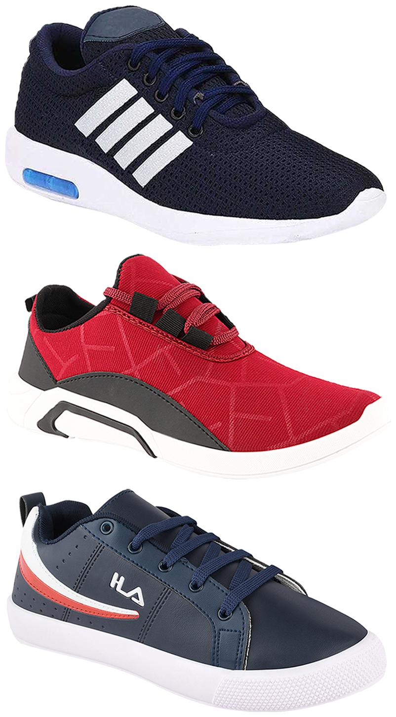 

Birde Men Multi-Color Casual Shoes - BRD-304-BLU BRD-300-CHRY BRD-365