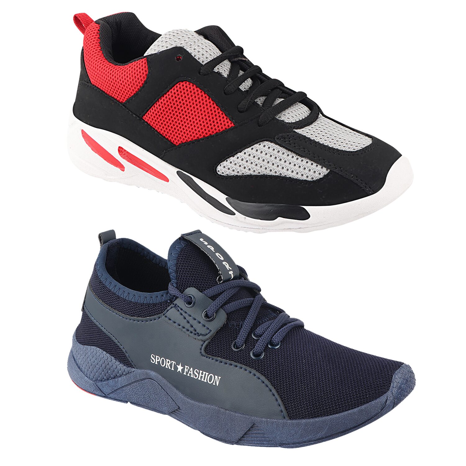 

Birde Multicolor Mesh Casual Shoes For Men (Pack of 2)