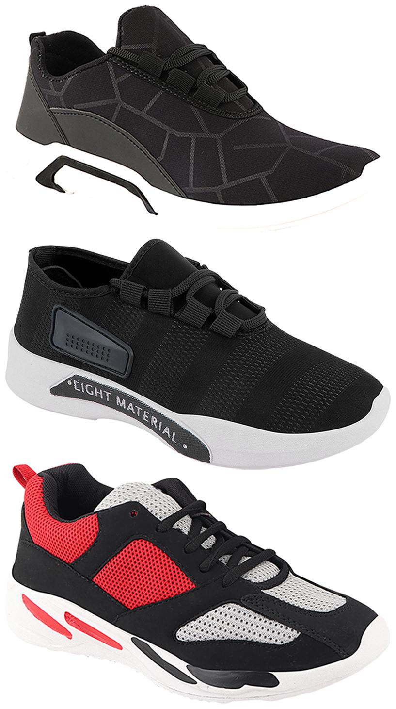 

Birde Men Multi-Color Casual Shoes - CASUAL SPORTS SNEAKERS RUNNNING SHOES - BRD-300-BLK-301-BLK-334