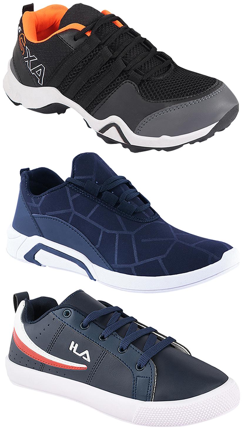 

Birde Men Multi-Color Casual Shoes - BRD-300-BLU AX-3-365