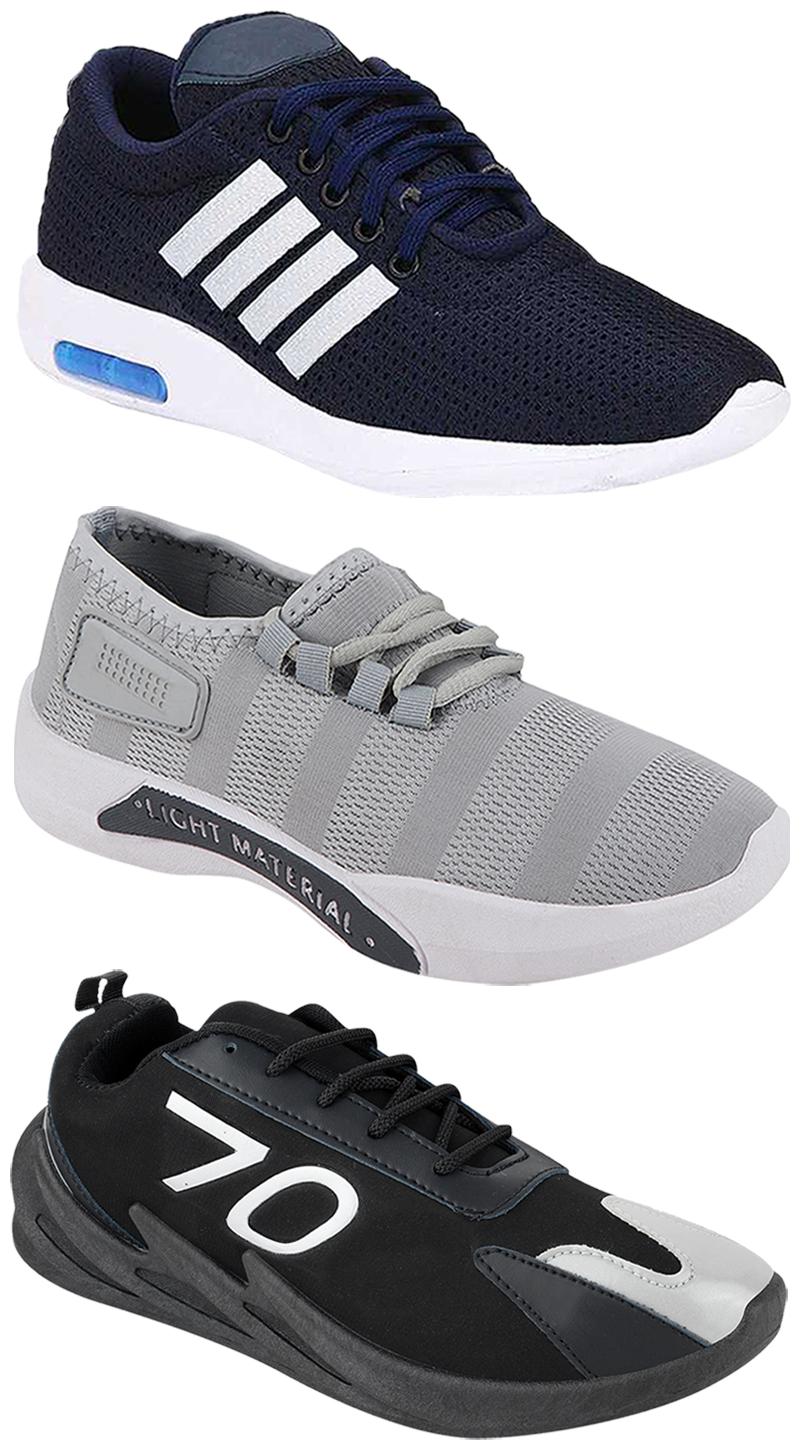 

Birde Men Multi-Color Casual Shoes - CASUAL SPORTS SNEAKERS RUNNNING SHOES - BRD-304-BLU BRD-301-GRY BRD-350