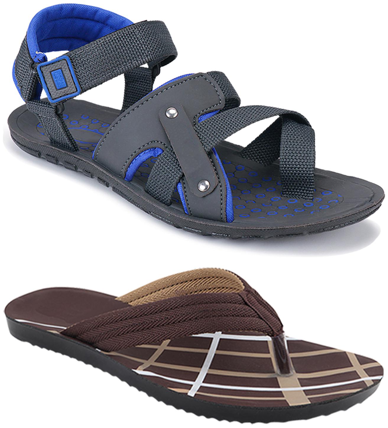 

Birde Men Multi-Color Sandals - 2 Pair
