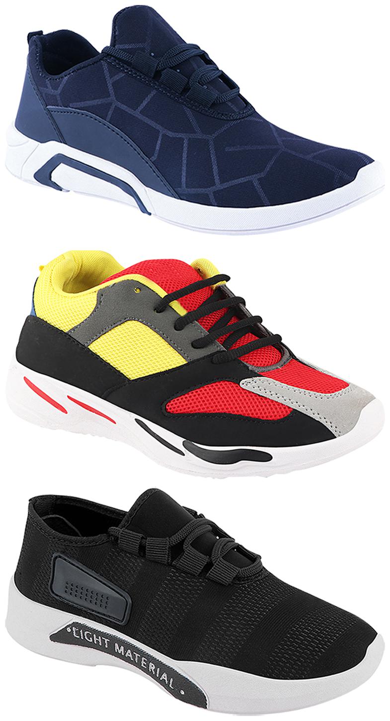 

Birde Men Multi-Color Casual Shoes - CASUAL SPORTS SNEAKERS RUNNNING SHOES - BRD-300-BLU-301-BLK-333