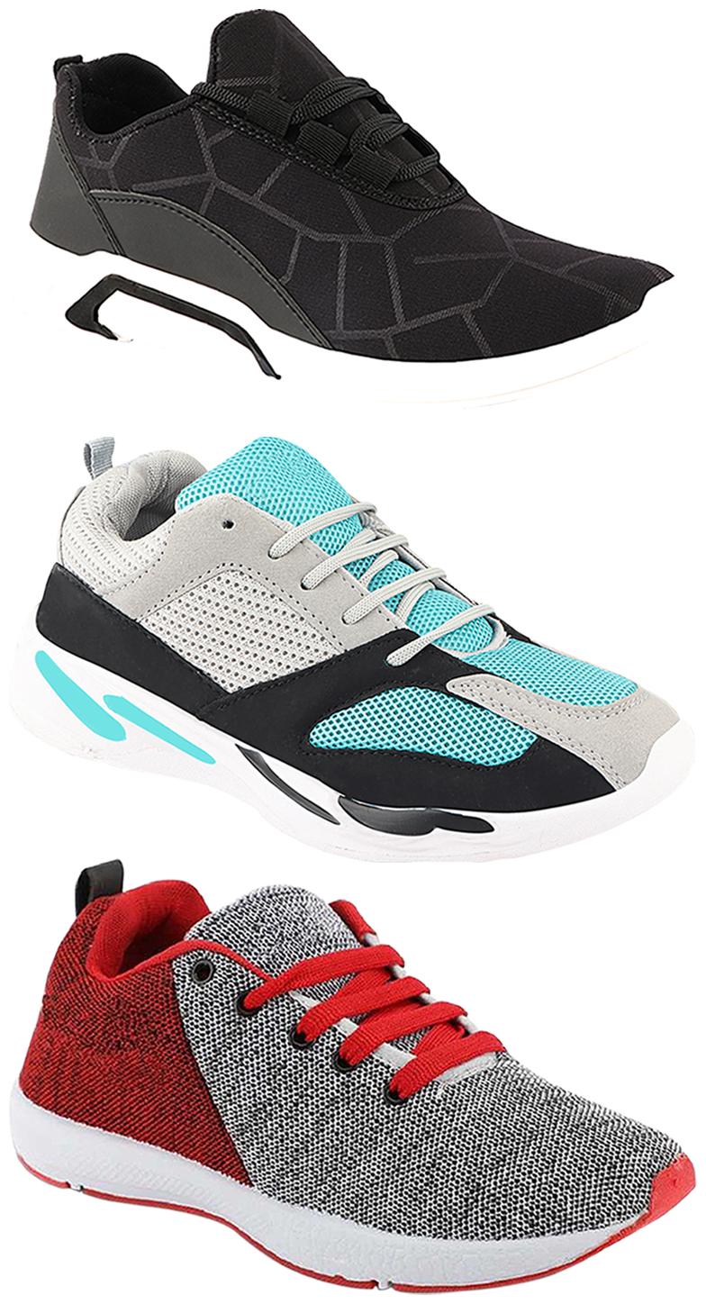 

Birde Men Multi-Color Casual Shoes - CASUAL SPORTS SNEAKERS RUNNNING SHOES - BRD-300-BLK-222-332