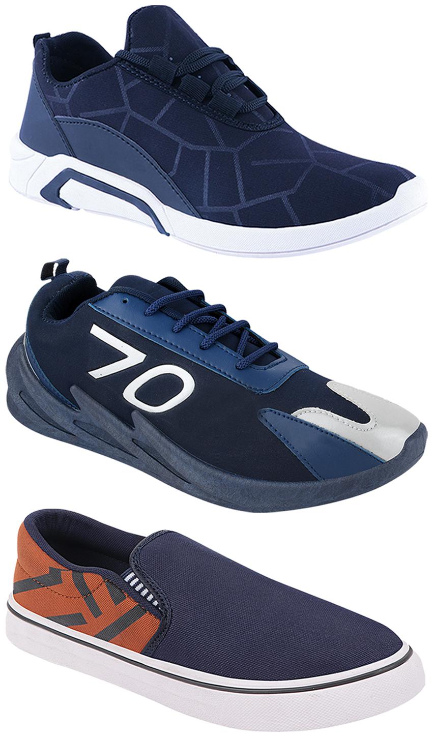 

Birde Men Multi-Color Casual Shoes - CASUAL SPORTS SNEAKERS RUNNNING SHOES - BRD-300-BLU-308-TAN-351