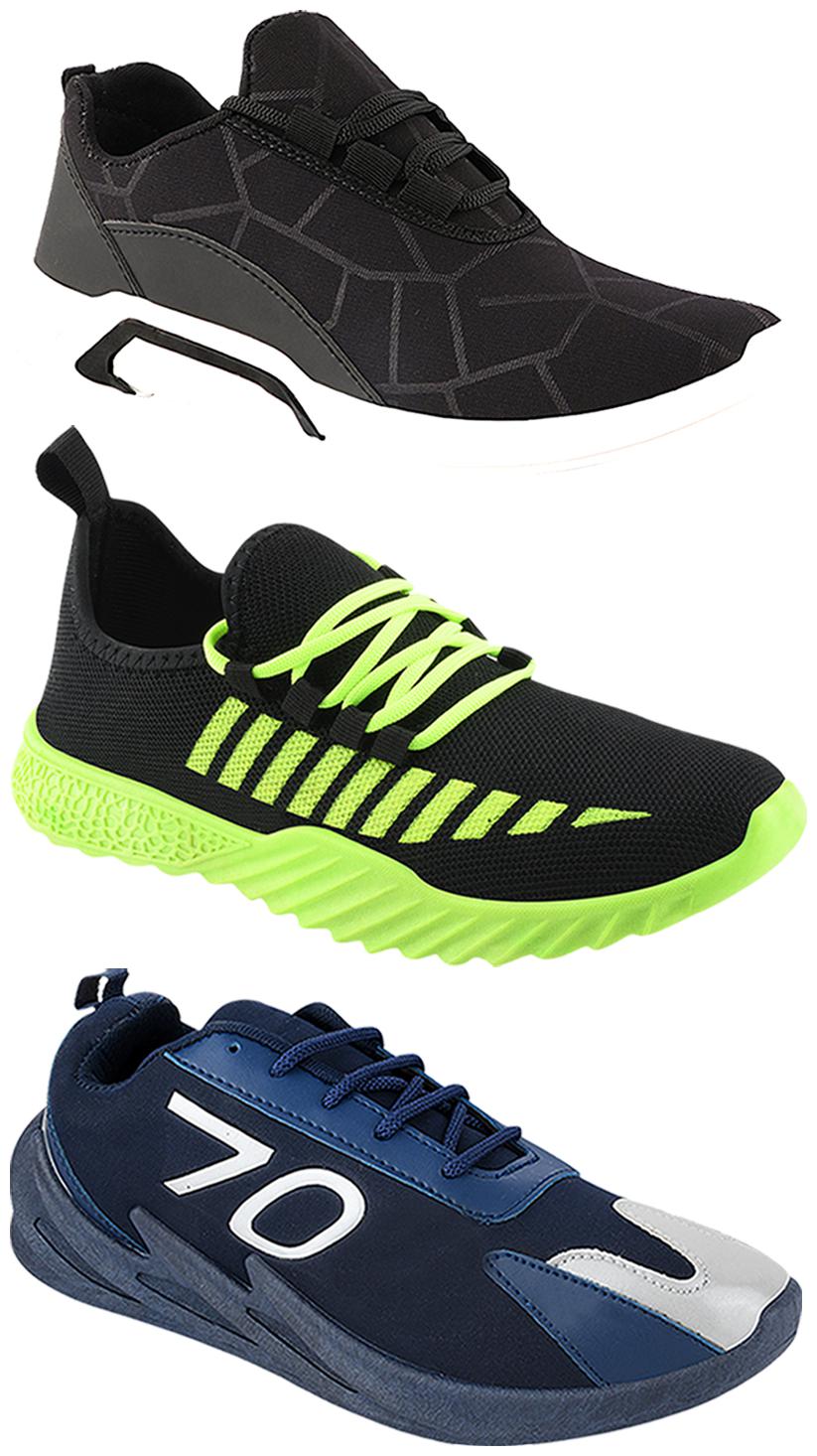 

Birde Men Multi-Color Casual Shoes - CASUAL SPORTS SNEAKERS RUNNNING SHOES - BRD-300-BLK-361-351