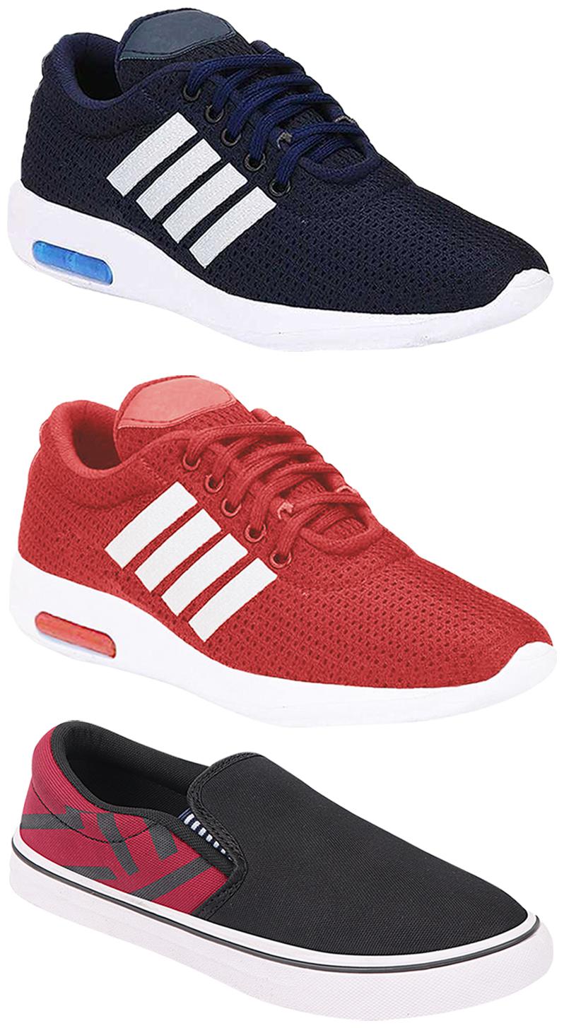 

Birde Men Multi-Color Casual Shoes - BRD-304-BLU BRD-304-RD BRD-308-MRN