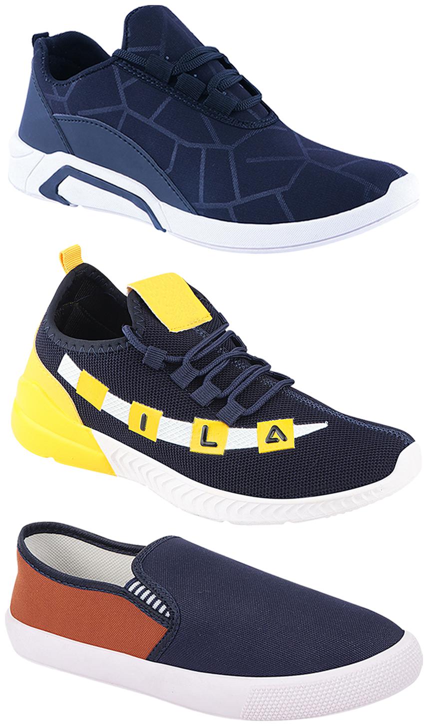 

Birde Men Multi-Color Casual Shoes - CASUAL SPORTS SNEAKERS RUNNNING SHOES - BRD-300-BLU-309-TAN-330
