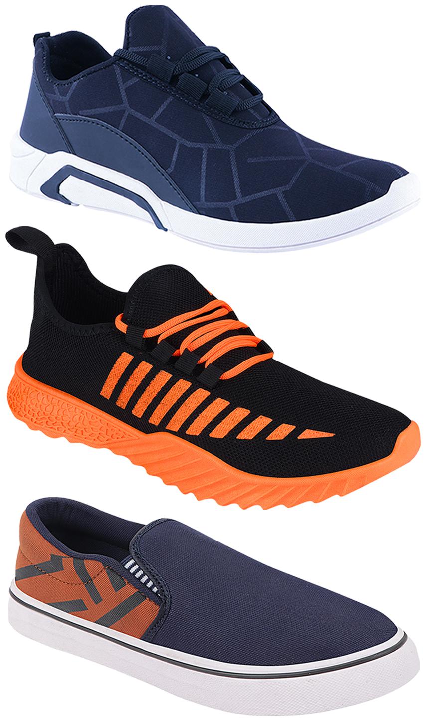 

Birde Men Multi-Color Casual Shoes - BRD-300-BLU-308-TAN-359