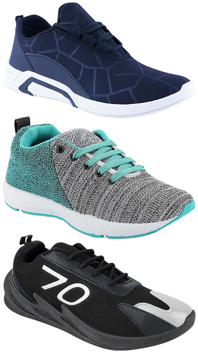 

Birde Men Multi-Color Casual Shoes - CASUAL SPORTS SNEAKERS RUNNNING SHOES - BRD-300-BLU-221-350