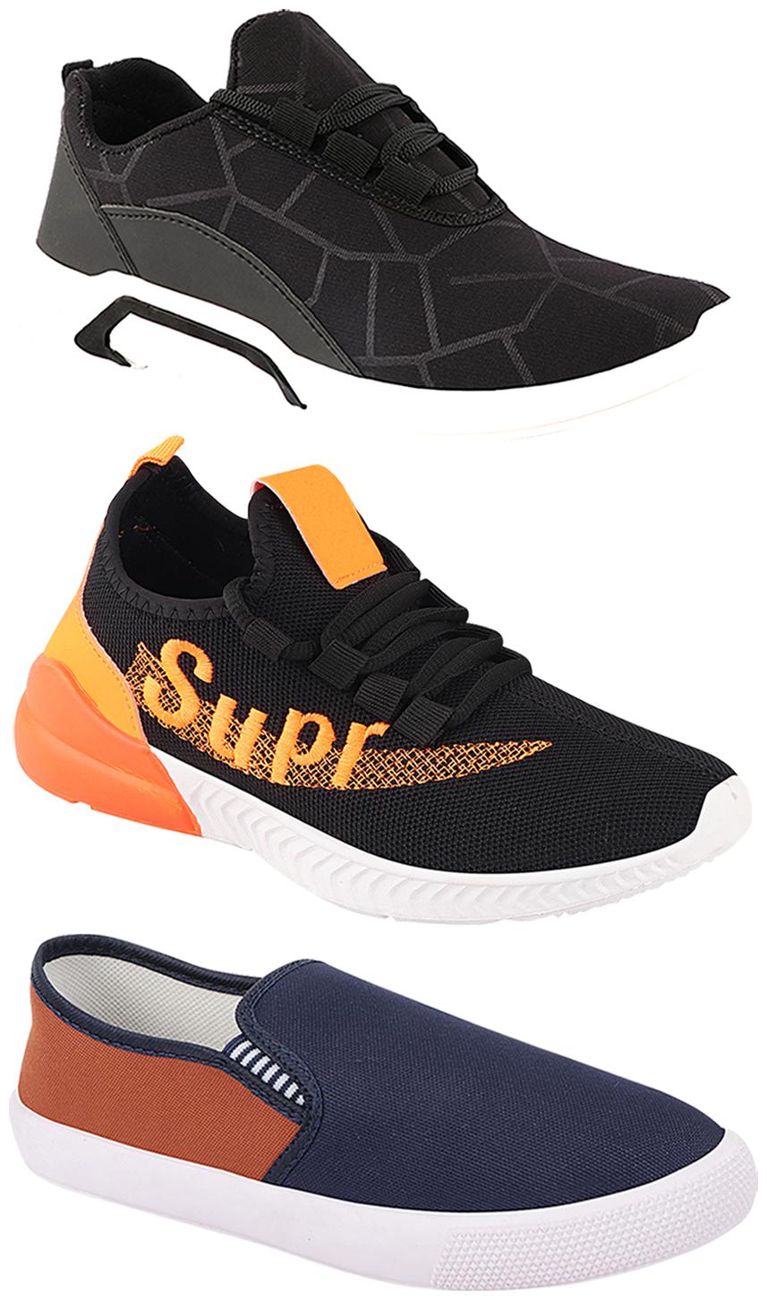 

Birde Men Multi-Color Casual Shoes - CASUAL SPORTS SNEAKERS RUNNNING SHOES - BRD-300-BLK-309-TAN-331